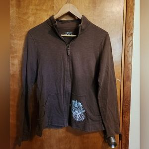 Vintage izod y2k zip up jacket